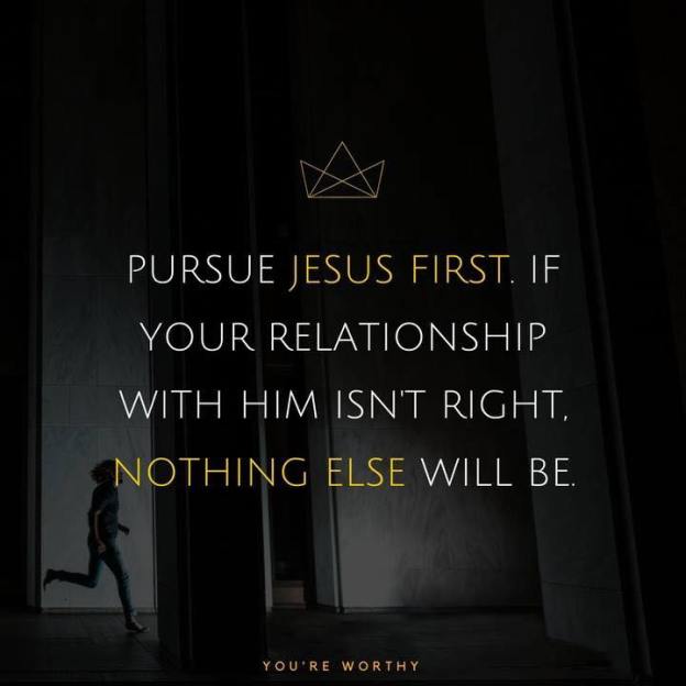 Pursue Jesus